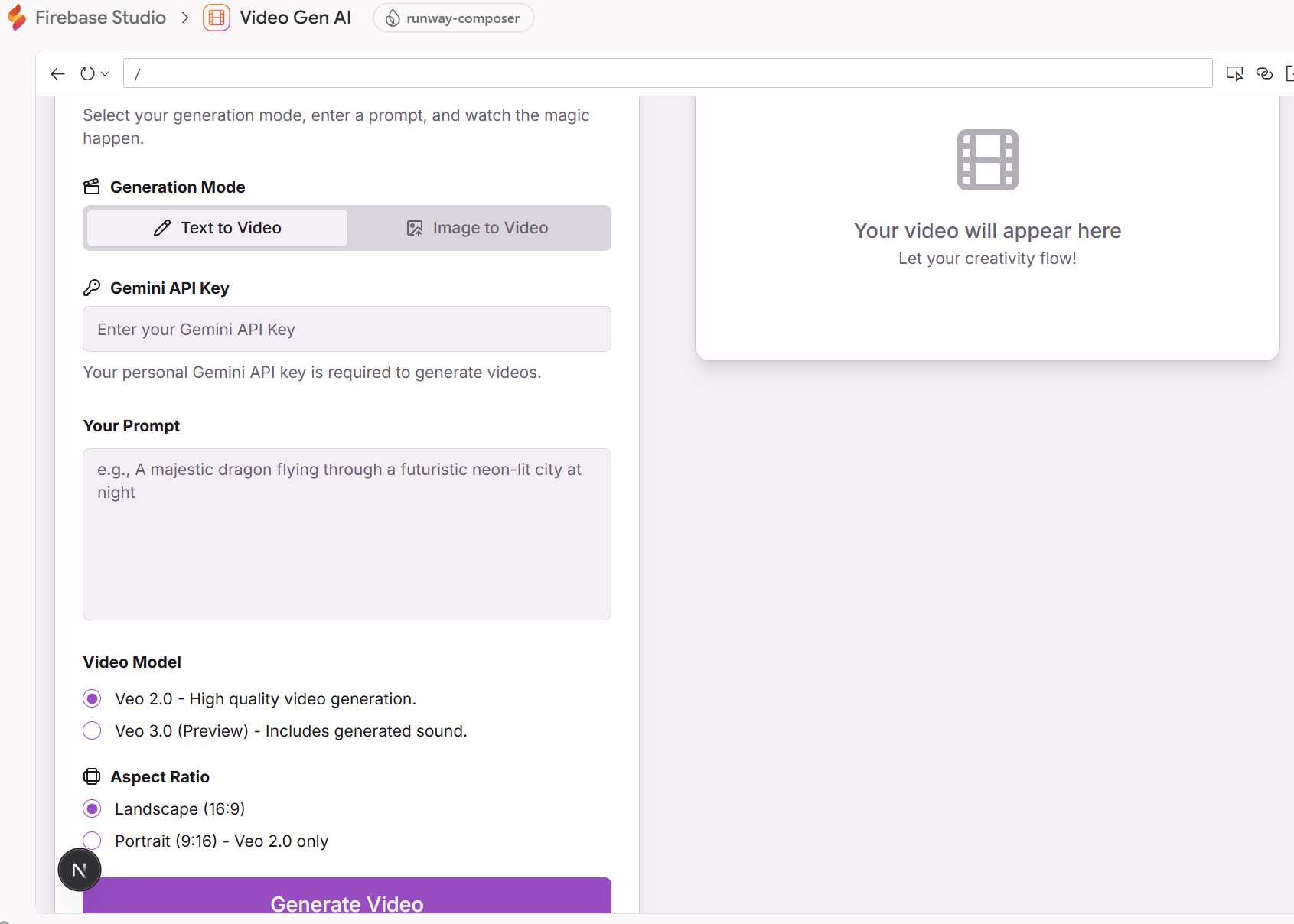 AI Webapp: Developing Web App Vibe Coding with Generative AI Content